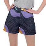 Abstract Topographic Women s Ripstop Shorts