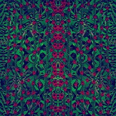 tree flower paradise of inner peace and calm pop art