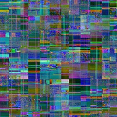 colorful glitch style pattern