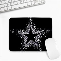 Sparkling Bling Star Cluster Small Mouse Pad (rectangle) by artattack4all