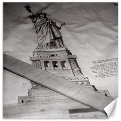 Statue Of Liberty, New York 12  X 12  Unframed Canvas Print by artposters