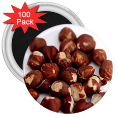 Hazelnuts 3  Button Magnet (100 Pack) by hlehnerer