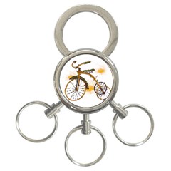 Tree Cycle 3-ring Key Chain by Contest1753604