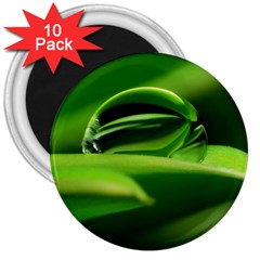 Waterdrop 3  Button Magnet (10 Pack) by Siebenhuehner