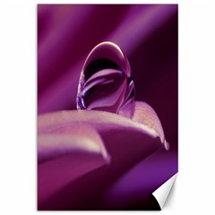 Waterdrop Canvas 12  X 18  (unframed) by Siebenhuehner
