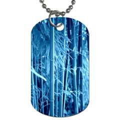 Blue Bamboo Dog Tag (two-sided)  by Siebenhuehner