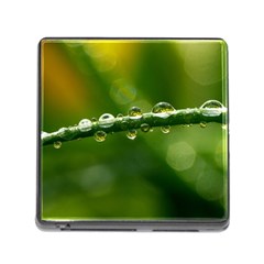 Waterdrops Memory Card Reader With Storage (square) by Siebenhuehner