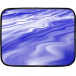Wave Mini Fleece Blanket (Two Sided) 35 x27  Blanket Back
