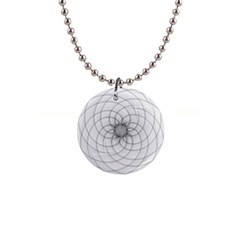 Spirograph Button Necklace by Siebenhuehner