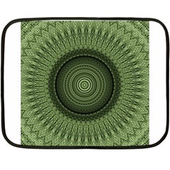 Mandala Mini Fleece Blanket (two Sided) by Siebenhuehner