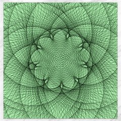 Spirograph Canvas 12  X 12  (unframed) by Siebenhuehner
