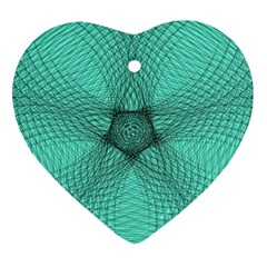 Spirograph Heart Ornament (two Sides) by Siebenhuehner