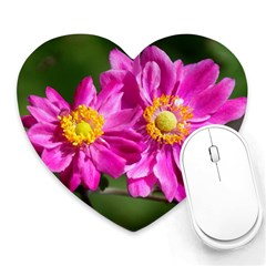 Flower Mouse Pad (heart)
