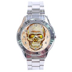 Warm Skull Stainless Steel Watch
