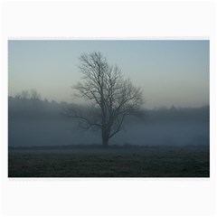 Foggy Tree Glasses Cloth (large, Two Sided) by plainandsimple
