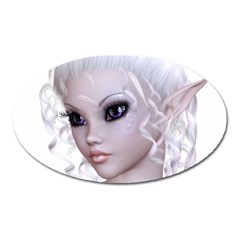 Fairy Elfin Elf Nymph Faerie Magnet (oval) by goldenjackal