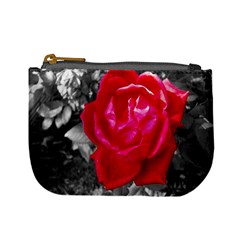 Red Rose Coin Change Purse by jotodesign