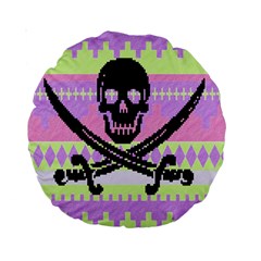 Ugly Pirate Sweater 15  Premium Round Cushion  by Contest1657721