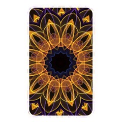 Yellow Purple Lotus Mandala Memory Card Reader (rectangular) by Zandiepants