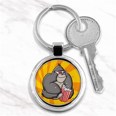 It s Movie Time Key Chain (round) by CaterinaBassano