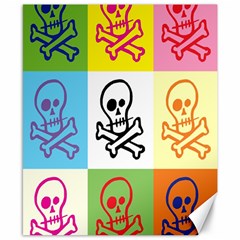 Skull Canvas 8  X 10  (unframed) by Siebenhuehner