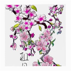 Cherry Bloom Spring Glasses Cloth (medium, Two Sided) by TheWowFactor