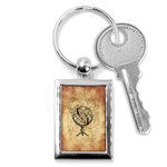 Discover The World Key Chain (Rectangle) Front