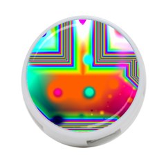 Crossroads Of Awakening, Abstract Rainbow Doorway  4-port Usb Hub (one Side) by DianeClancy