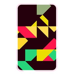 Shapes In Retro Colors 2 Memory Card Reader (rectangular) by LalyLauraFLM