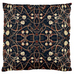Victorian Style Grunge Pattern Large Flano Cushion Case (two Sides) by dflcprints