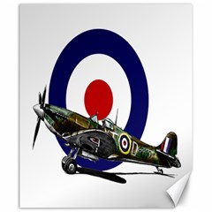 Spitfire And Roundel Canvas 20  X 24  (unframed) by TheManCave
