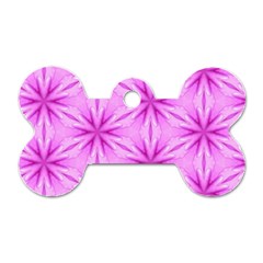 Cute Pretty Elegant Pattern Dog Tag Bone (two Sided) by GardenOfOphir