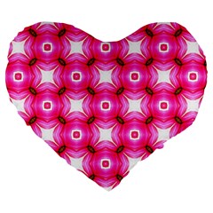 Cute Pretty Elegant Pattern 19  Premium Heart Shape Cushion by GardenOfOphir