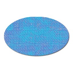 Textured Blue & Purple Abstract Magnet (oval) by StuffOrSomething