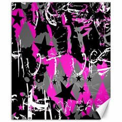 Pink Scene Kid Canvas 8  X 10  (unframed) by ArtistRoseanneJones