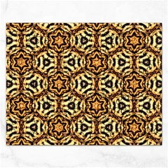 Faux Animal Print Pattern Rectangular Jigsaw Puzzl by GardenOfOphir