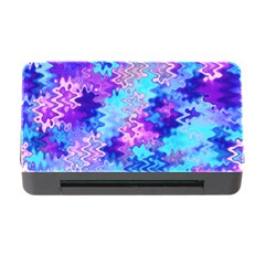 Blue And Purple Marble Waves Memory Card Reader With Cf by KirstenStar