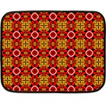 Cute Pretty Elegant Pattern Double Sided Fleece Blanket (Mini)  35 x27  Blanket Back