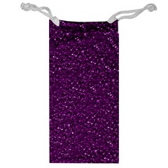 Sparkling Glitter Plum Jewelry Bags by ImpressiveMoments