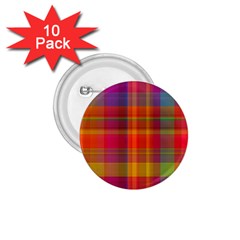 Plaid, Hot 1 75  Buttons (10 Pack) by ImpressiveMoments