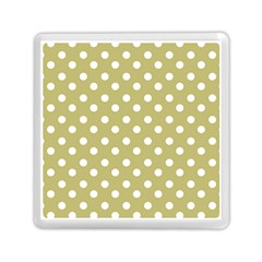 Lime Green Polka Dots Memory Card Reader (square)  by GardenOfOphir