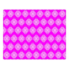 Abstract Knot Geometric Tile Pattern Double Sided Flano Blanket (large)  by GardenOfOphir