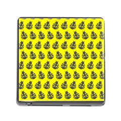 Ladybug Vector Geometric Tile Pattern Memory Card Reader (square) by GardenOfOphir