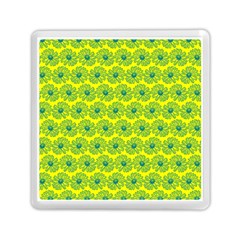 Gerbera Daisy Vector Tile Pattern Memory Card Reader (square)  by GardenOfOphir