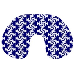 Candy Illustration Pattern Travel Neck Pillows by GardenOfOphir