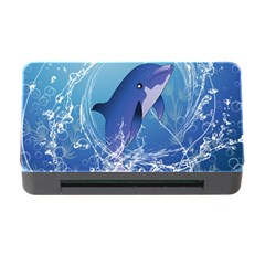 Cute Dolphin Jumping By A Circle Amde Of Water Memory Card Reader With Cf by FantasyWorld7