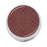 Trippy Tartan 4-Port USB Hub (Two Sides) Back
