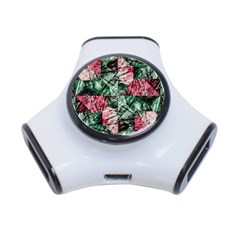 Luxury Grunge Digital Pattern 3-port Usb Hub by dflcprints