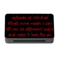I ve Watched Enough Criminal Minds Memory Card Reader With Cf by girlwhowaitedfanstore