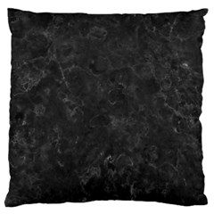 Black Marble Large Cushion Cases (two Sides)  by trendistuff